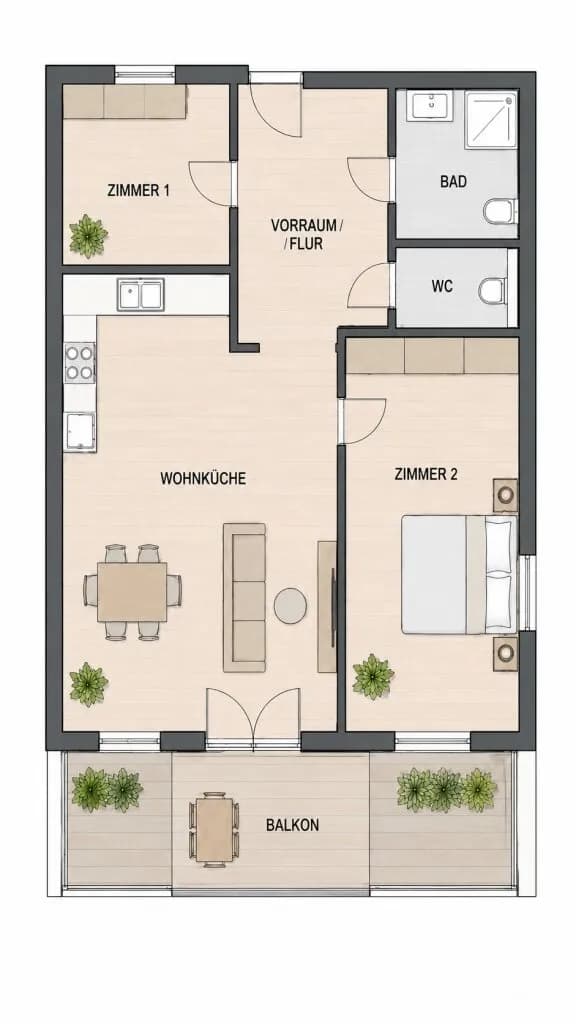 3-Zimmer-Wohnung kaufen in Wien – 64 m², € 459.000 – Bild 10 von 10