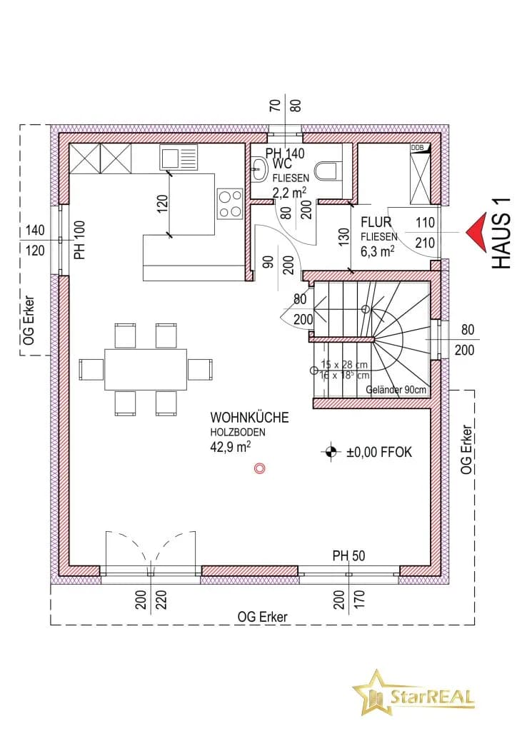 5-Zimmer-Haus kaufen in Wien – 137,2 m², € 739.900 – Bild 19 von 21