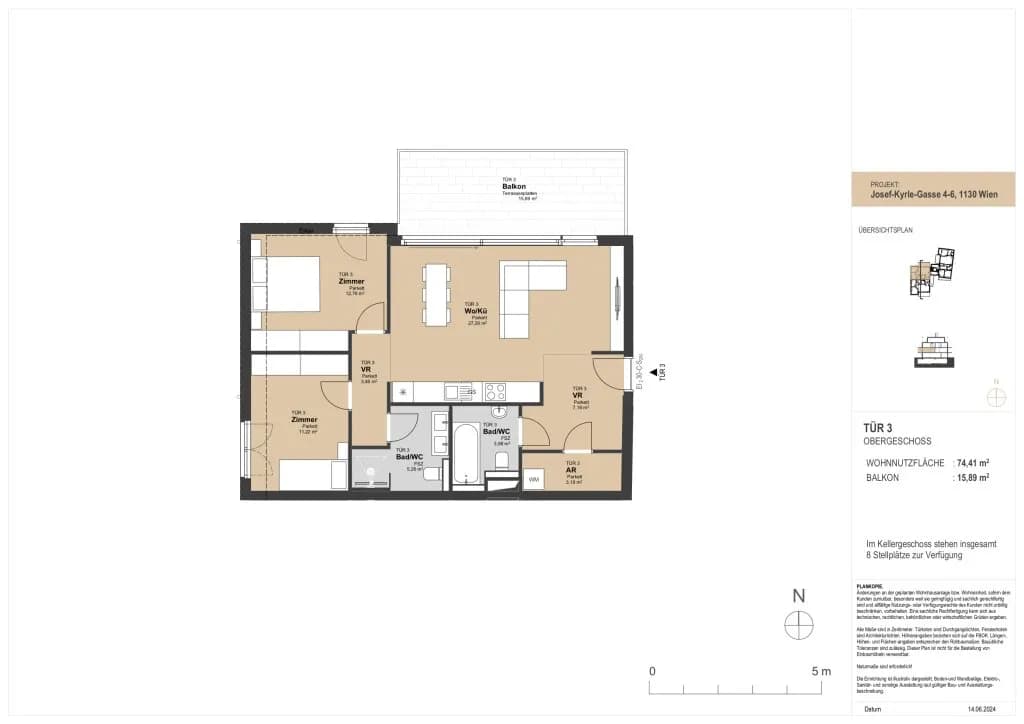 3-Zimmer-Wohnung kaufen in Wien – 74 m², € 699.000 – Bild 19 von 19