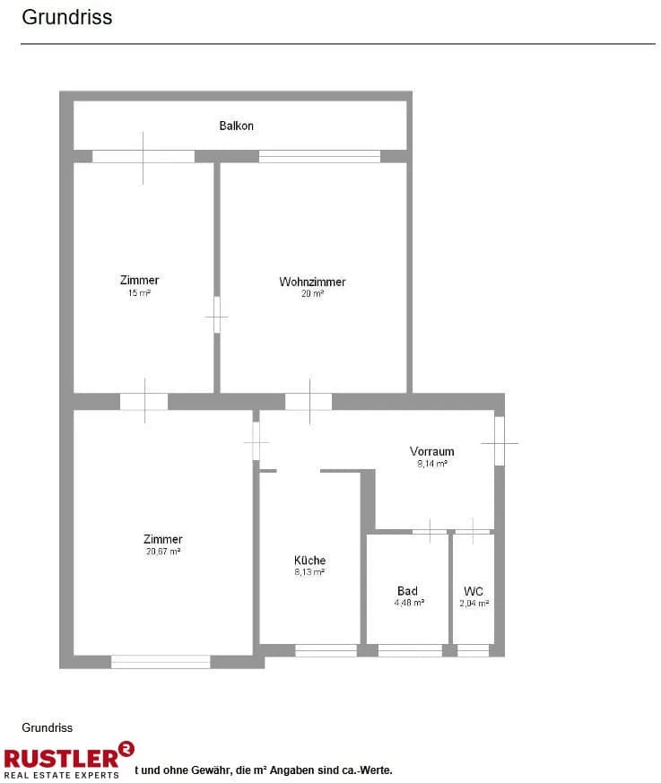 3-Zimmer-Wohnung mieten in Linz – 87,68 m², € 1.432 – Bild 7 von 8