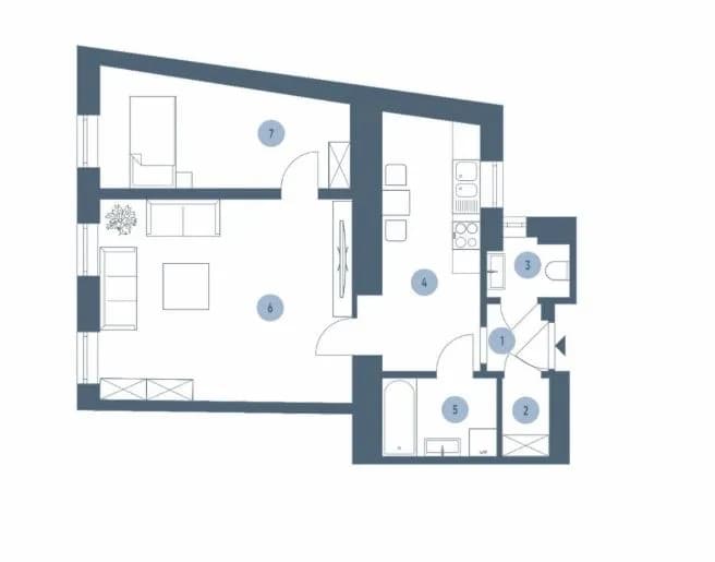 2-Zimmer-Wohnung kaufen in Wien – 58,63 m², € 589.000 – Bild 16 von 16