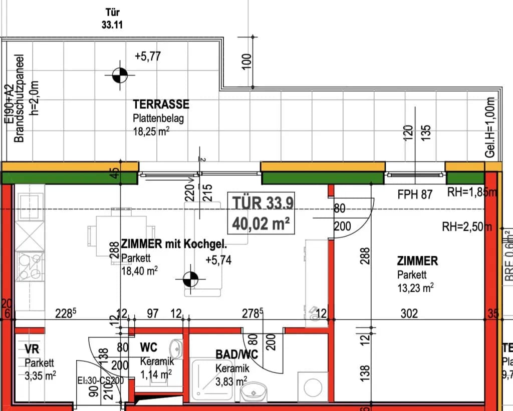 2-Zimmer-Wohnung kaufen in Wien – 40,02 m², € 242.990 – Bild 11 von 11