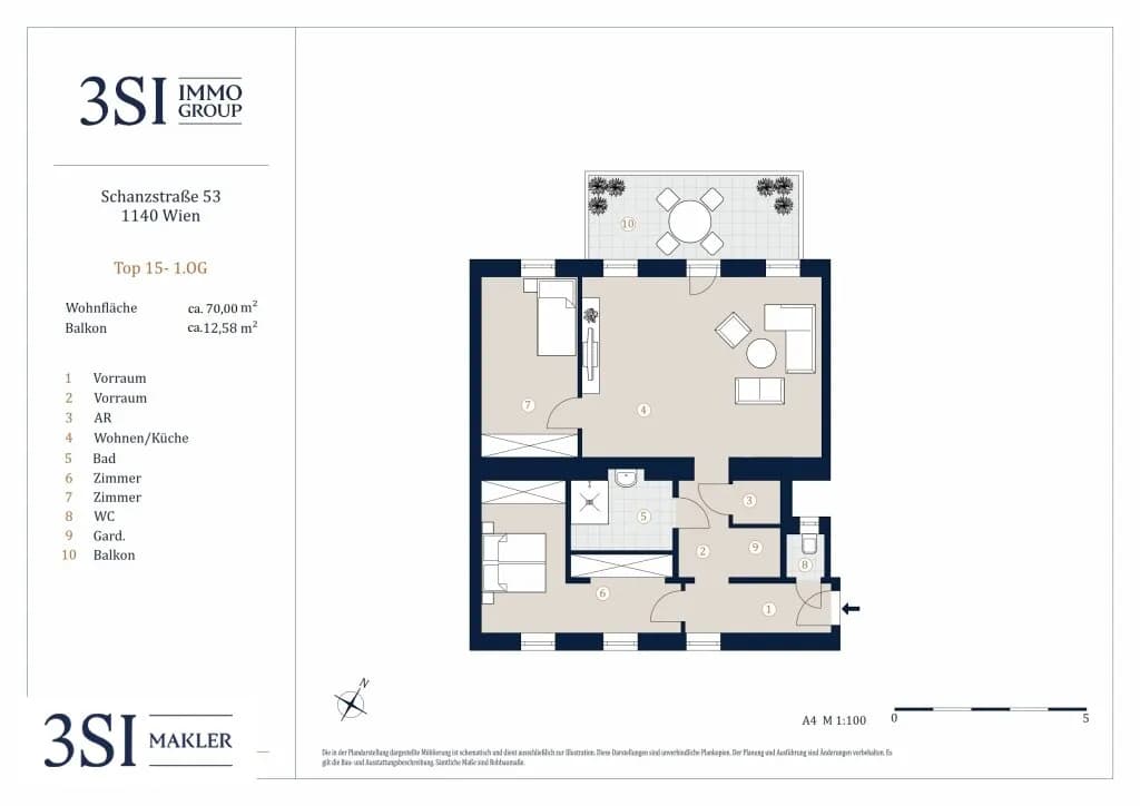 3-Zimmer-Wohnung kaufen in Wien – 70 m², € 462.000 – Bild 18 von 18