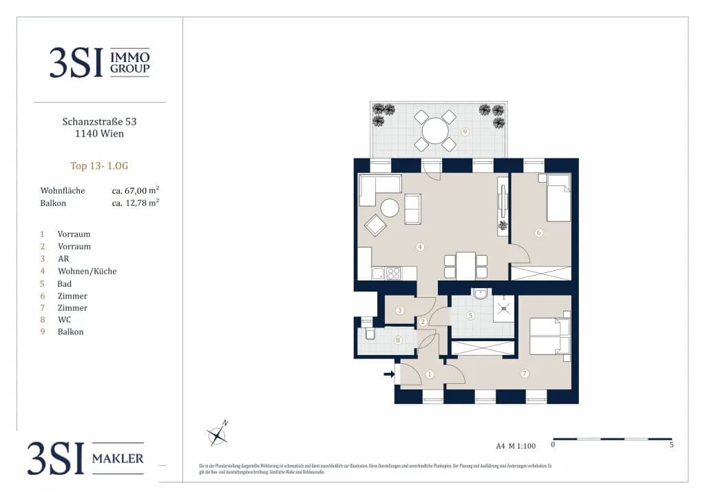 3-Zimmer-Wohnung kaufen in Wien – 67 m², € 442.000 – Bild 18 von 18