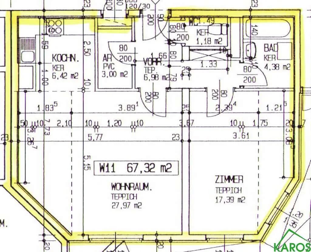 2-Zimmer-Wohnung mieten in Wien – 66,89 m², € 1.247 – Bild 8 von 8
