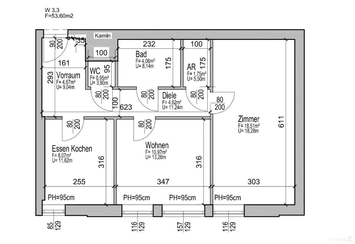 2-Zimmer-Wohnung kaufen in Graz – 53,6 m², € 184.900 – Bild 15 von 15