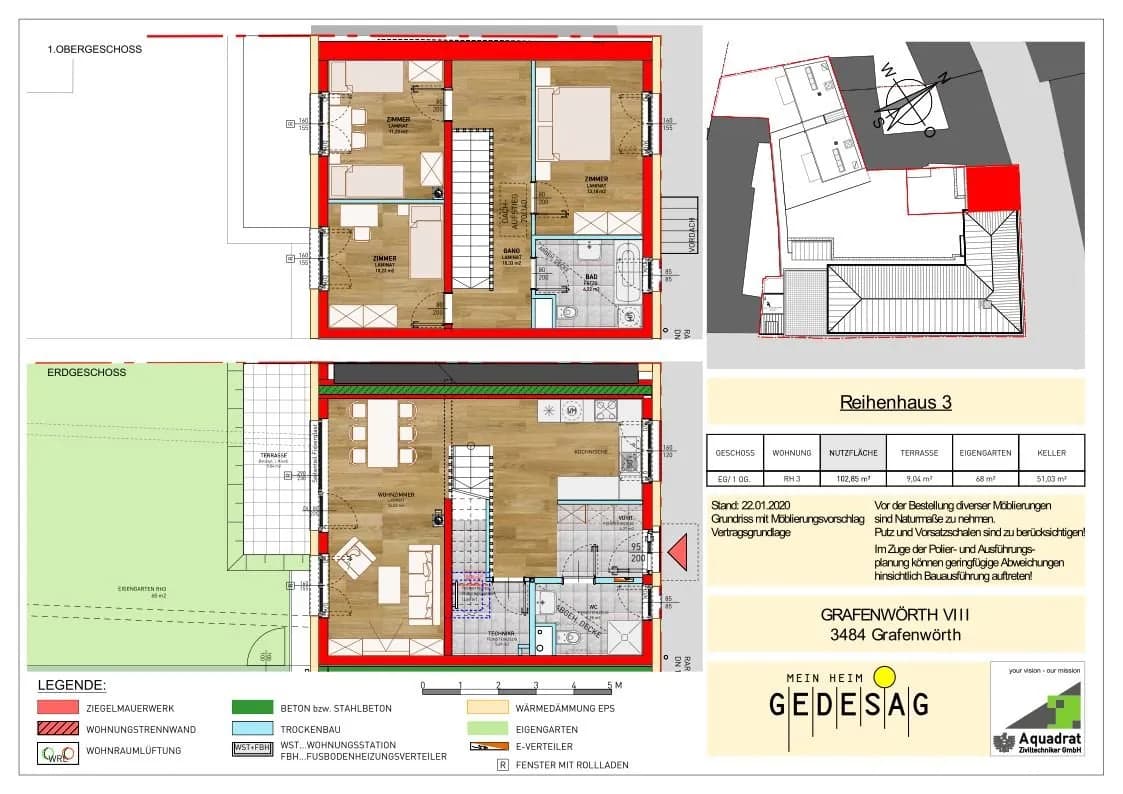 4-Zimmer-Haus mieten in Tulln – 102,06 m², € 1.484 – Bild 19 von 20