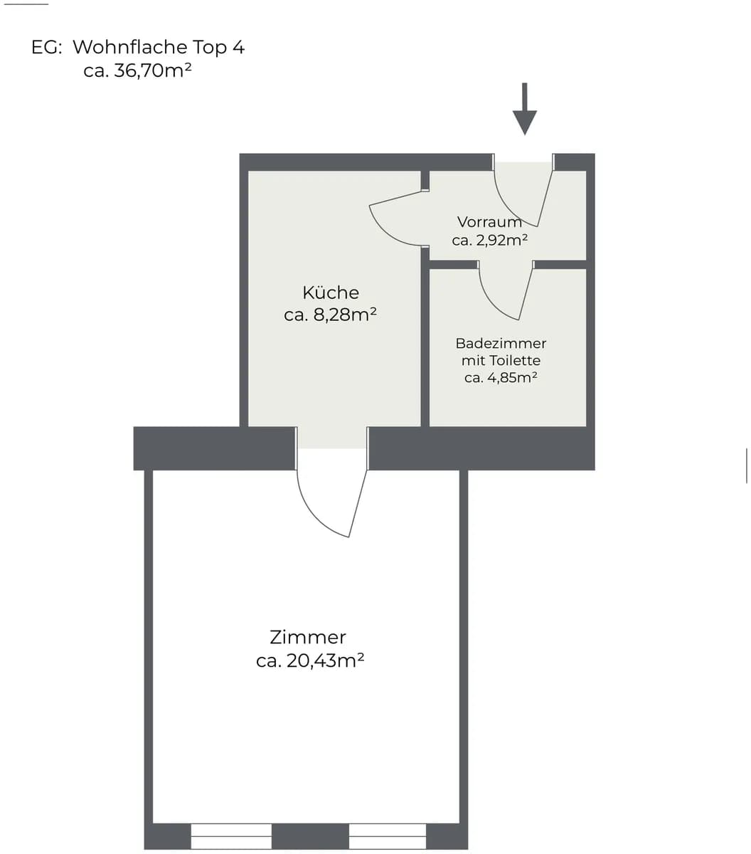 1-Zimmer-Wohnung kaufen in Wien – 36,7 m², € 249.000 – Bild 8 von 8