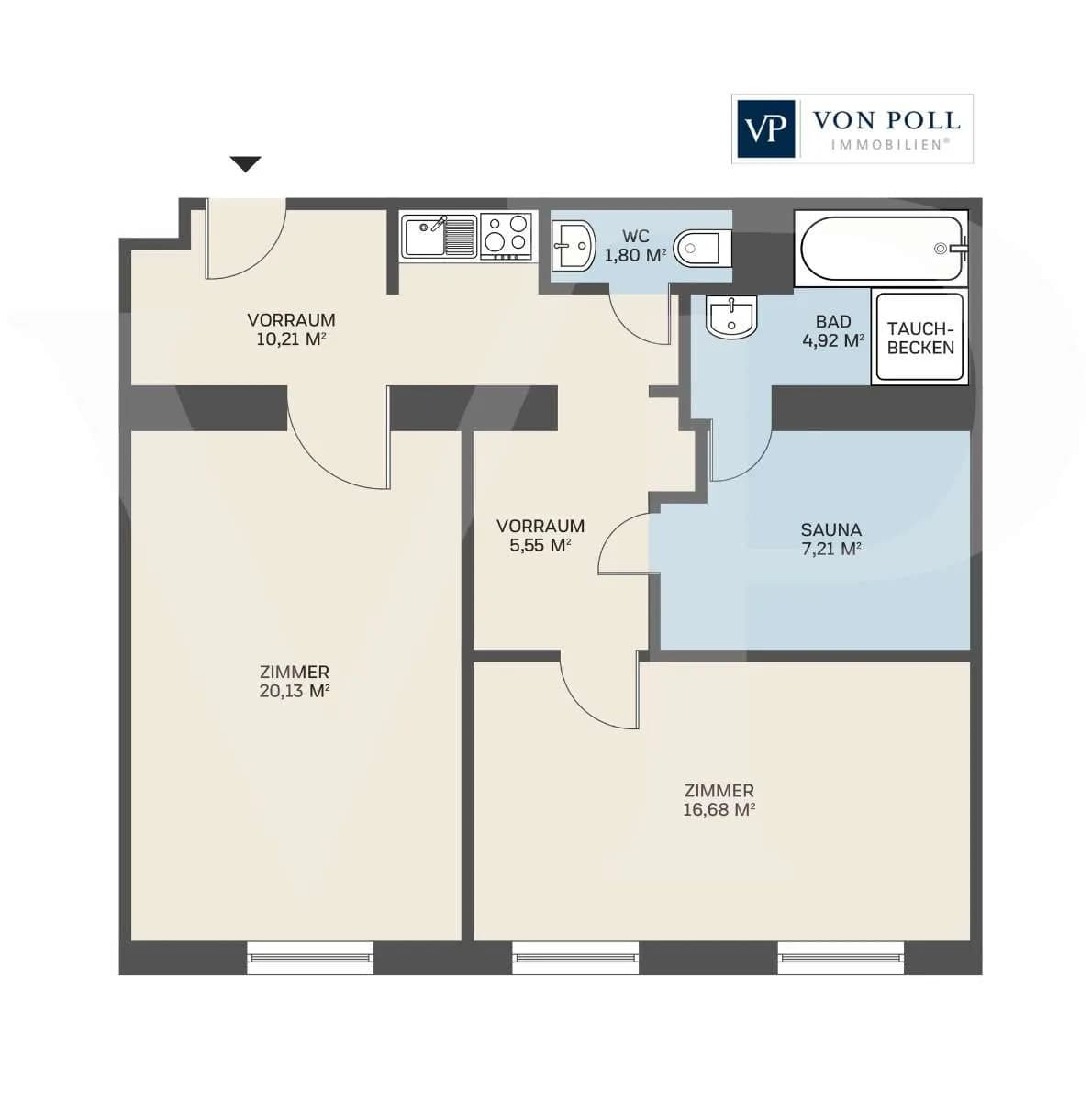 2-Zimmer-Wohnung kaufen in Wien – 66,45 m², € 650.000 – Bild 15 von 15