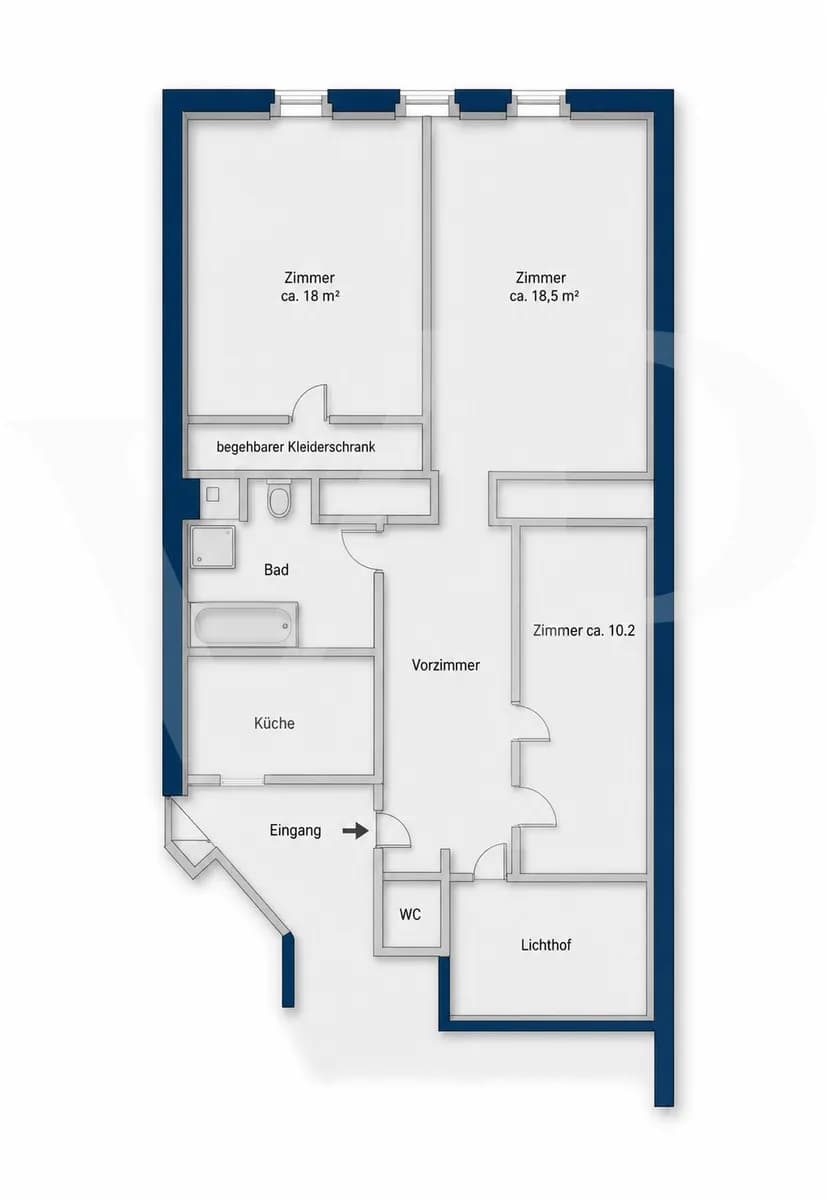3-Zimmer-Wohnung kaufen in Wien – 69,9 m², € 449.000 – Bild 15 von 15