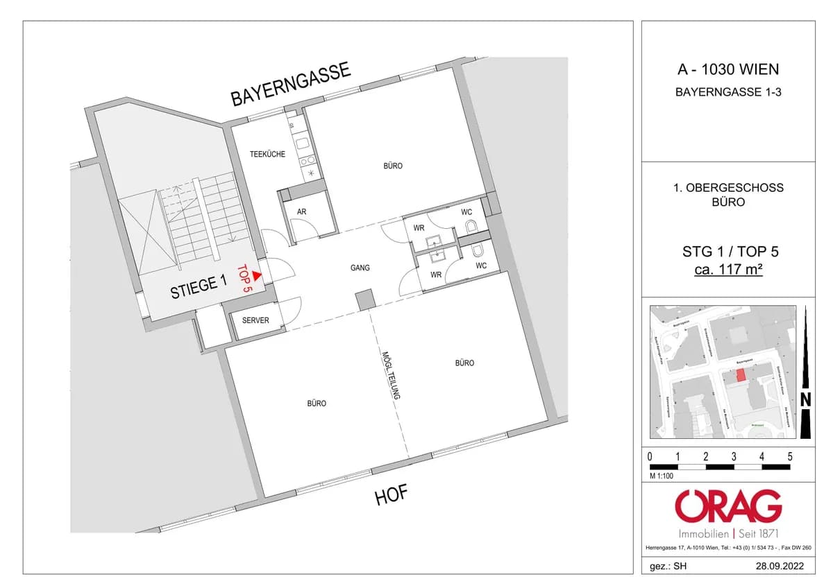 Gewerbeimmobilie mieten in Wien – 122 m², € 16 – Bild 12 von 12
