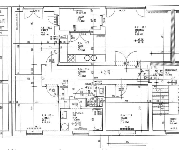 3-Zimmer-Wohnung mieten in Voitsberg – 92,97 m², € 1.049 – Bild 3 von 3
