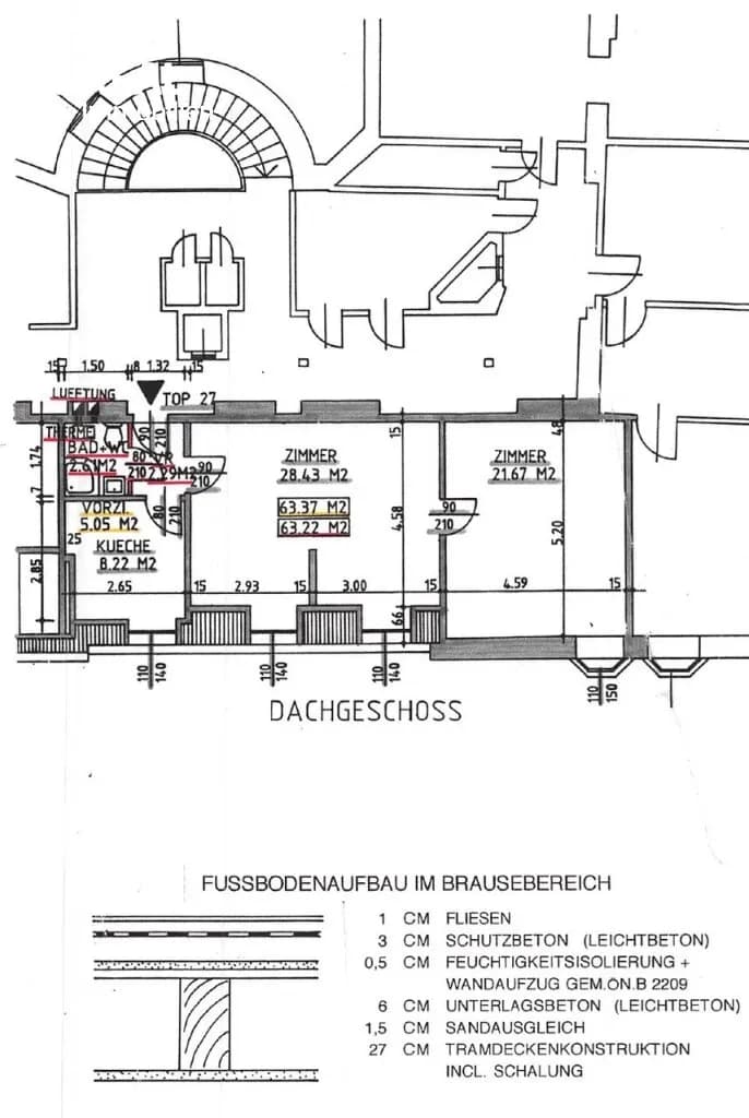 2-Zimmer-Wohnung kaufen in Wien – 64 m², € 275.000 – Bild 13 von 14