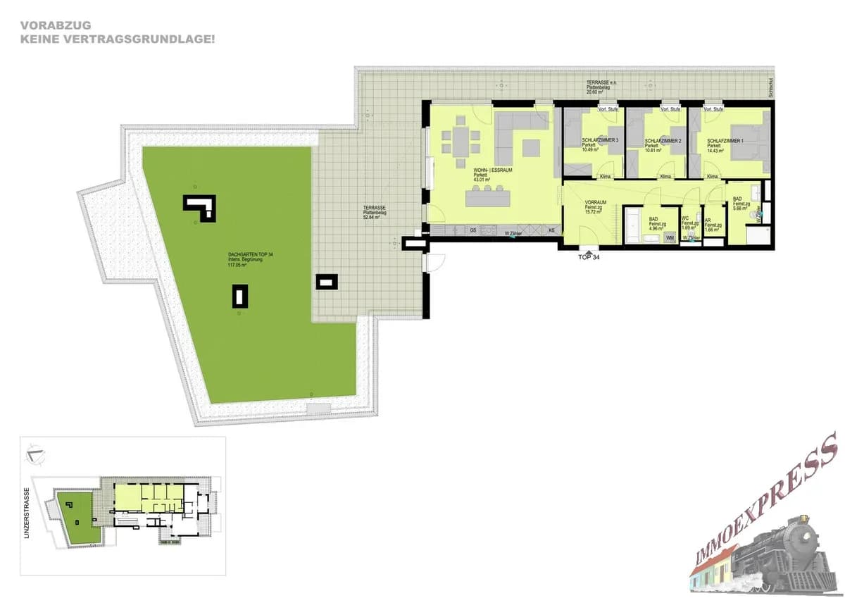 4-Zimmer-Wohnung kaufen in Wien – 108,22 m², € 1.199.000 – Bild 2 von 5