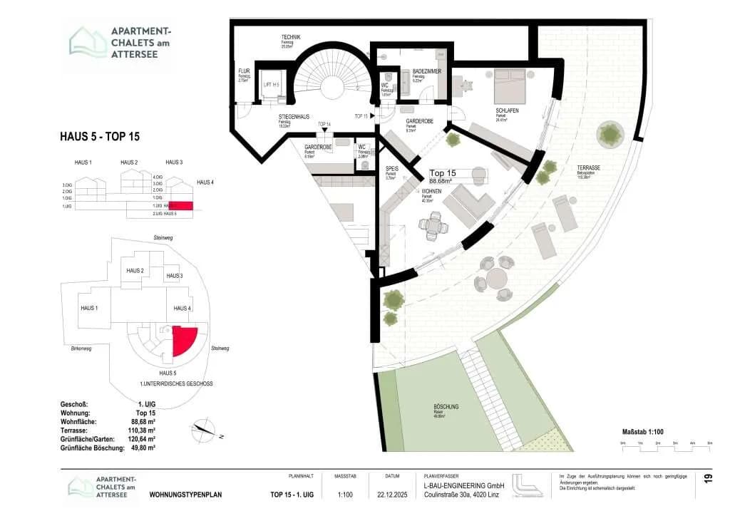2-Zimmer-Wohnung kaufen in Vöcklabruck – 88,68 m², € 1.254.393 – Bild 4 von 5