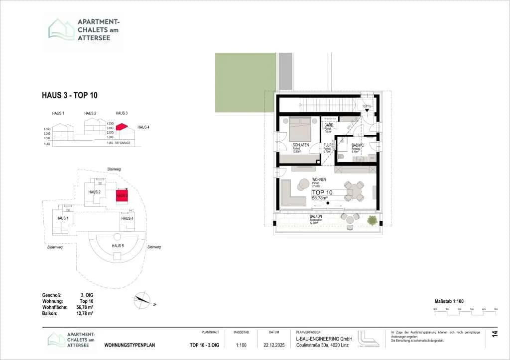 2-Zimmer-Wohnung kaufen in Vöcklabruck – 56,78 m², € 765.663 – Bild 5 von 5