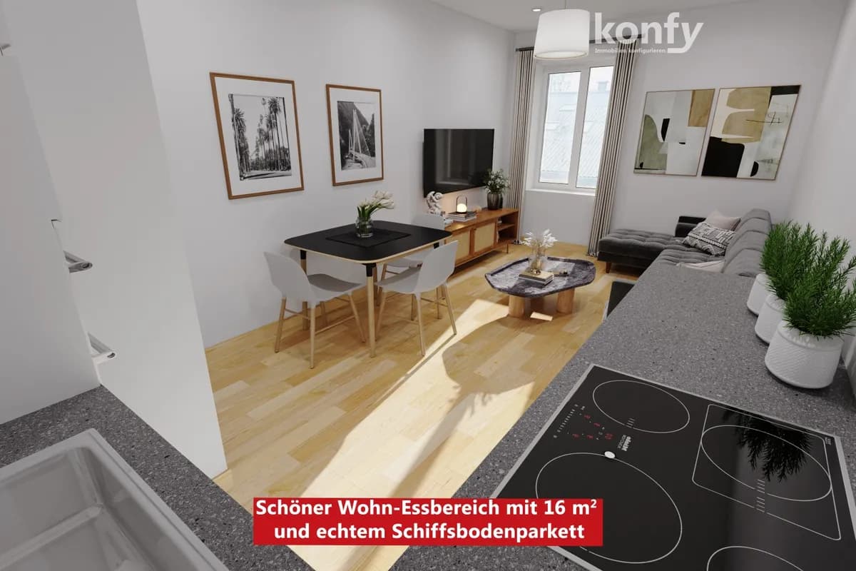 2-Zimmer-Wohnung kaufen in Graz – 39 m², € 199.990