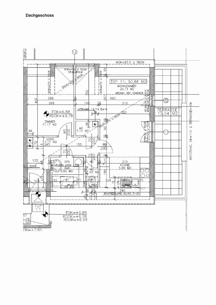 2-Zimmer-Wohnung mieten in Baden – 50,88 m², € 700 – Bild 7 von 7