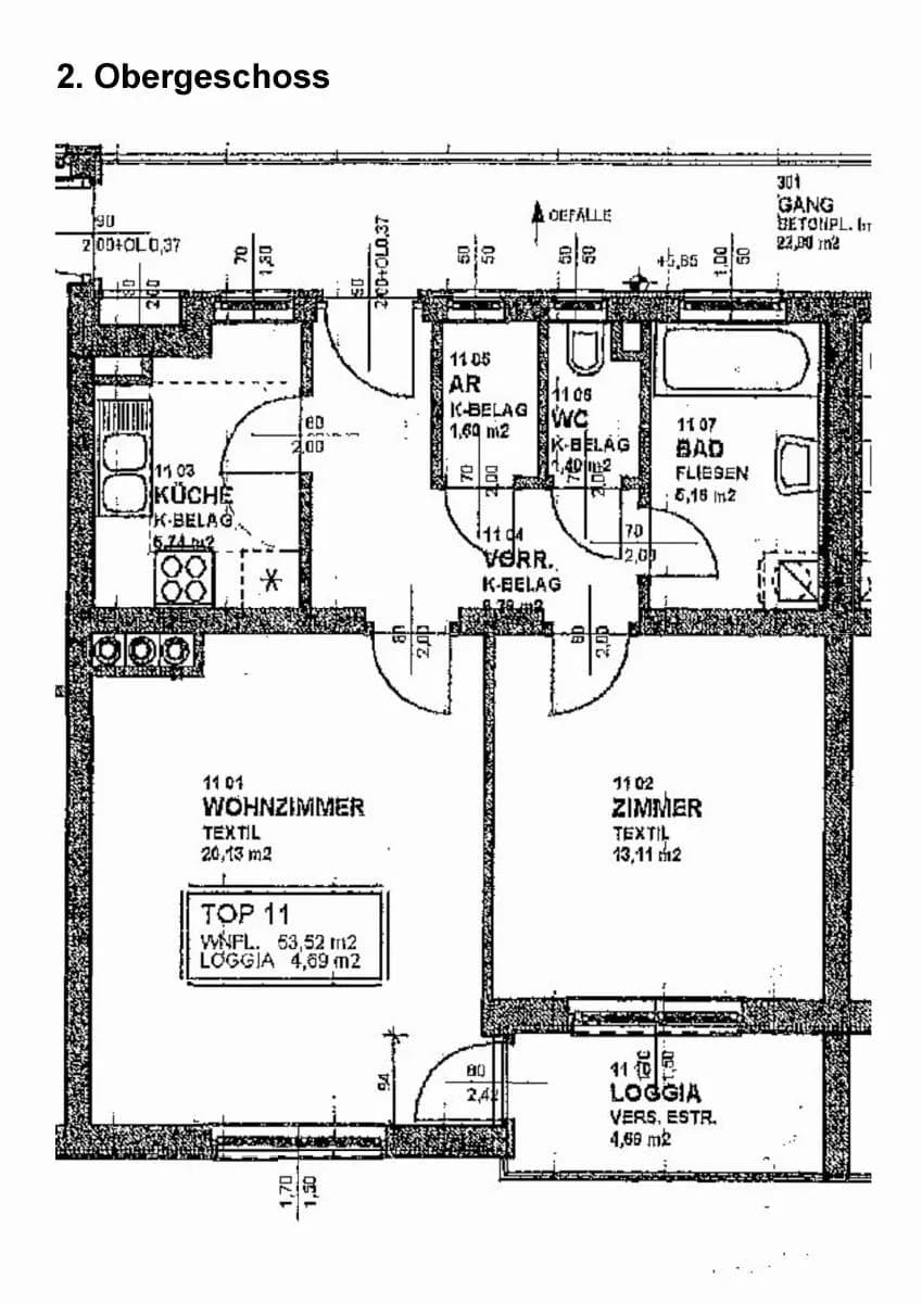 2-Zimmer-Wohnung mieten in Sankt Pölten Land – 53,52 m², € 615 – Bild 6 von 6