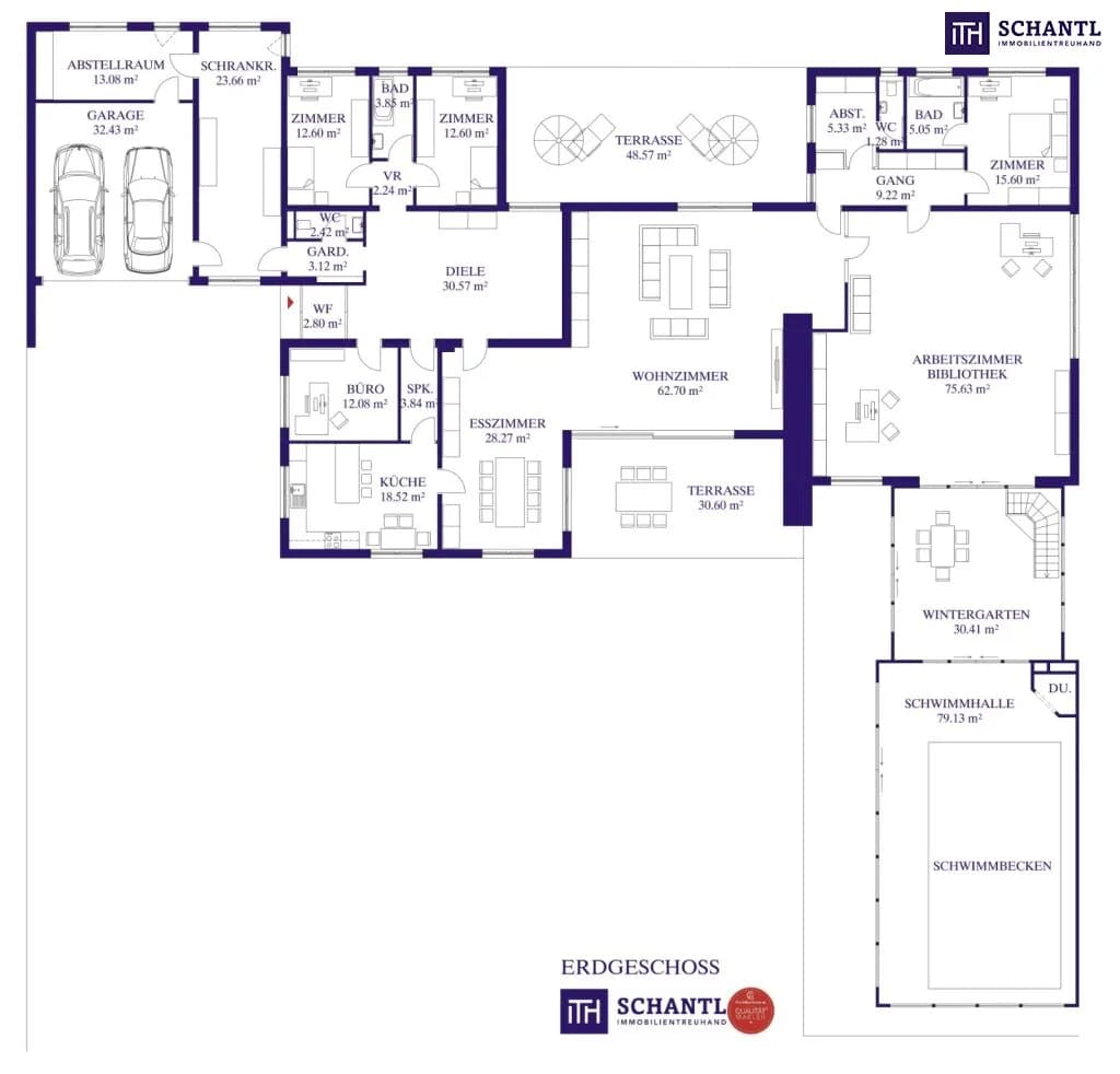 8-Zimmer-Immobilie kaufen in Gänserndorf – 329,81 m², € 995.000 – Bild 36 von 37