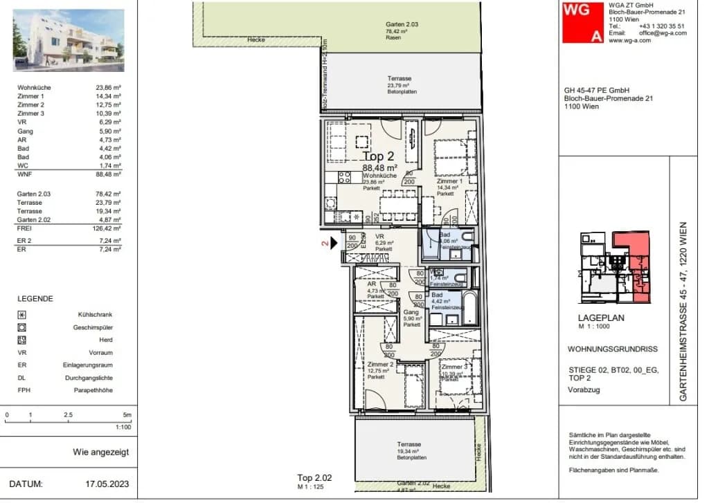 4-Zimmer-Wohnung kaufen in Wien – 88,48 m², € 476.100 – Bild 32 von 33