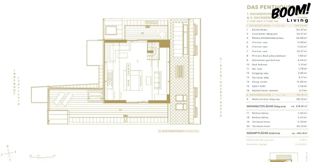 6-Zimmer-Wohnung kaufen in Wien – 218,81 m², € 3.499.000 – Bild 14 von 14