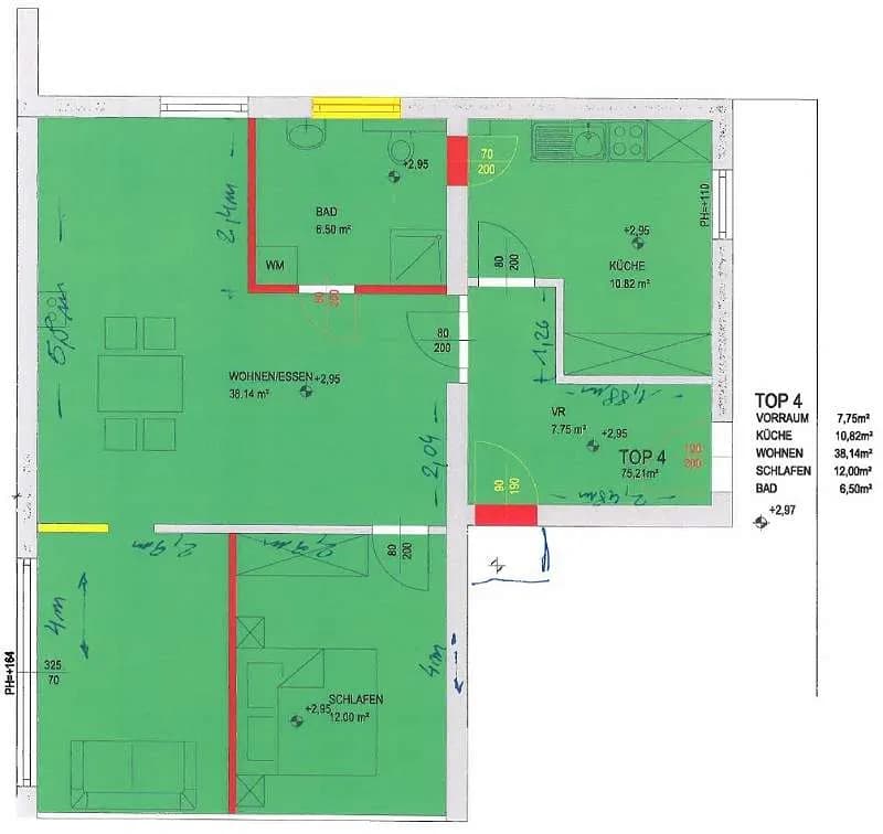 3-Zimmer-Wohnung mieten in Leibnitz – 75 m², € 931 – Bild 3 von 26