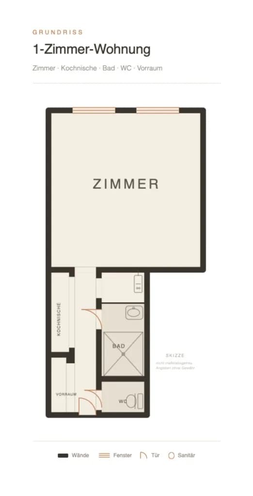 1-Zimmer-Wohnung kaufen in Wien – 30,54 m², € 175.000 – Bild 13 von 13