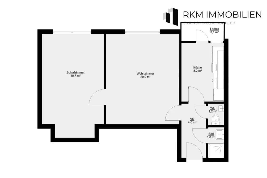 2-Zimmer-Wohnung kaufen in Wien – 55 m², € 330.000 – Bild 9 von 9