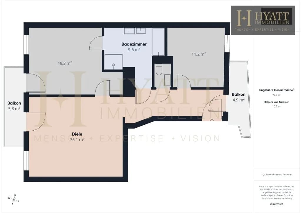 2-Zimmer-Wohnung kaufen in Wien – 76,59 m², € 487.300 – Bild 15 von 15