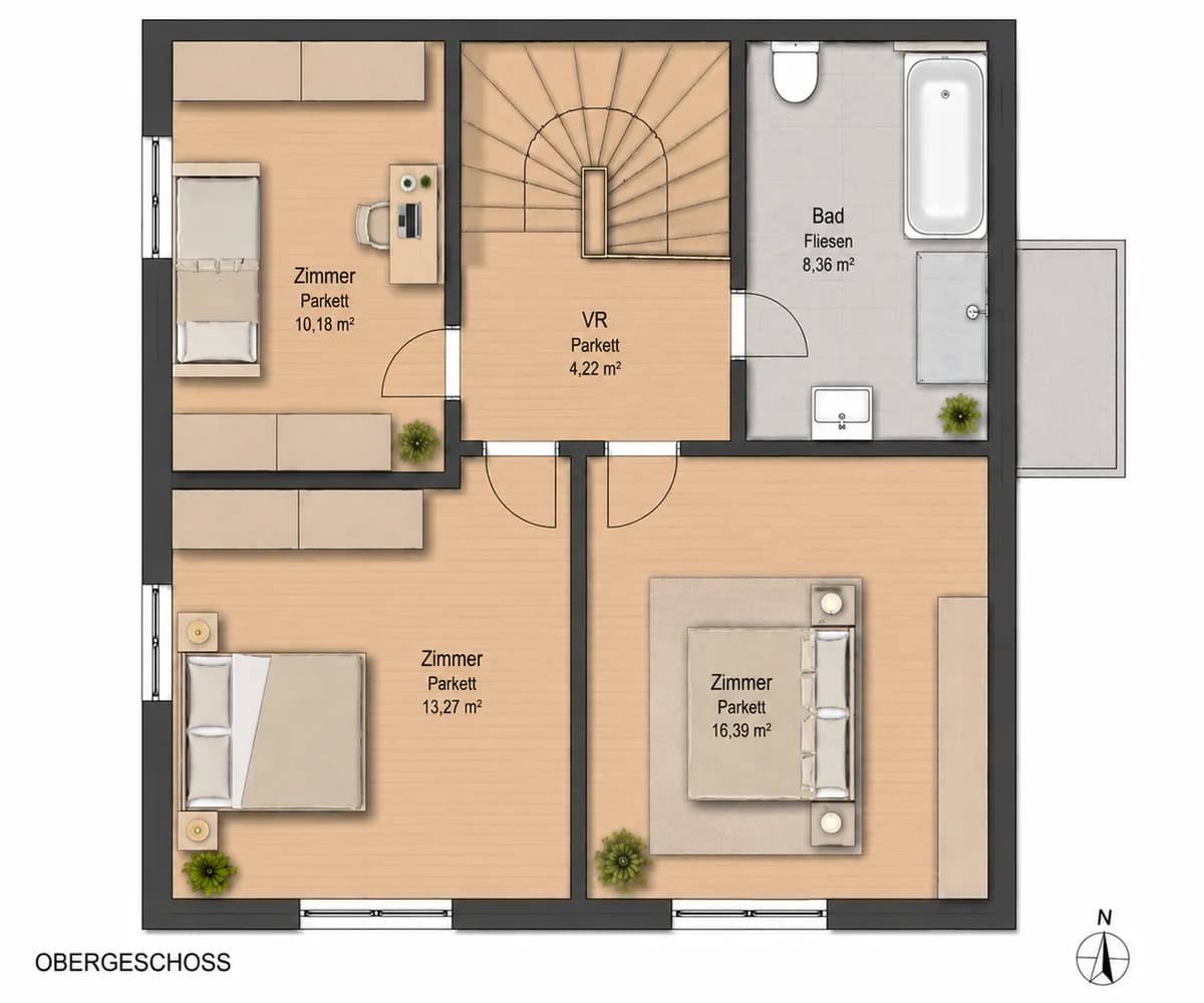 4-Zimmer-Haus kaufen in Graz – 112 m², € 599.200 – Bild 7 von 7