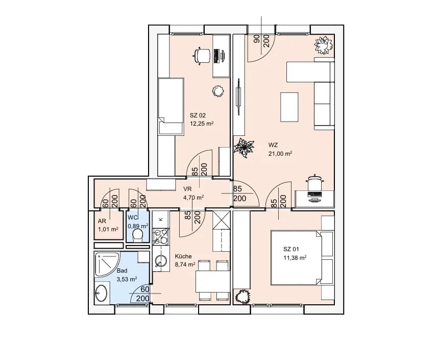 3-Zimmer-Wohnung kaufen in Murtal – 71 m², € 115.000 – Bild 25 von 25