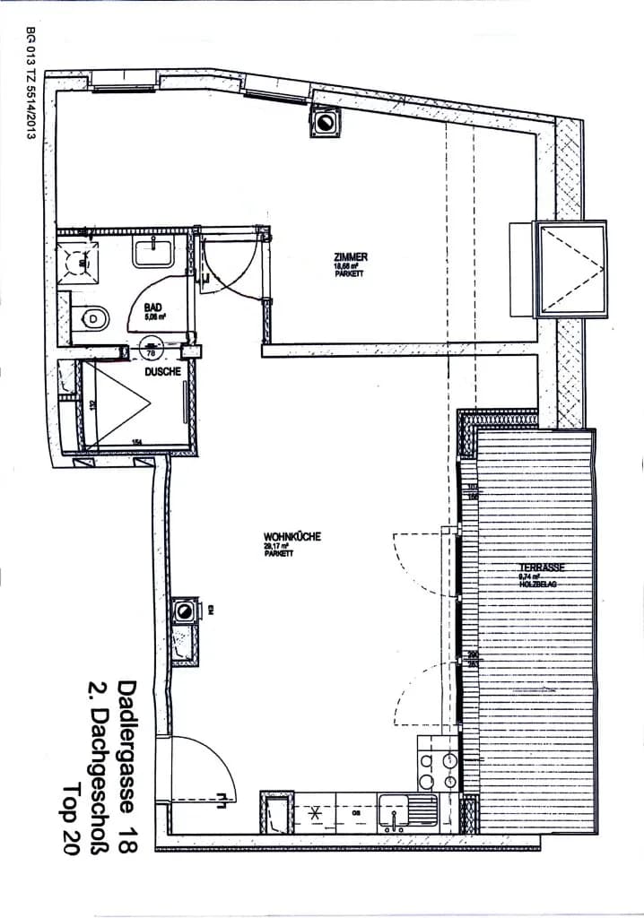 2-Zimmer-Wohnung mieten in Wien – 52,44 m², € 1.150 – Bild 11 von 15