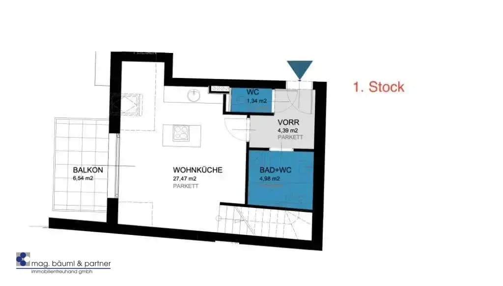 3-Zimmer-Wohnung mieten in Wien – 72 m², € 1.400 – Bild 7 von 8