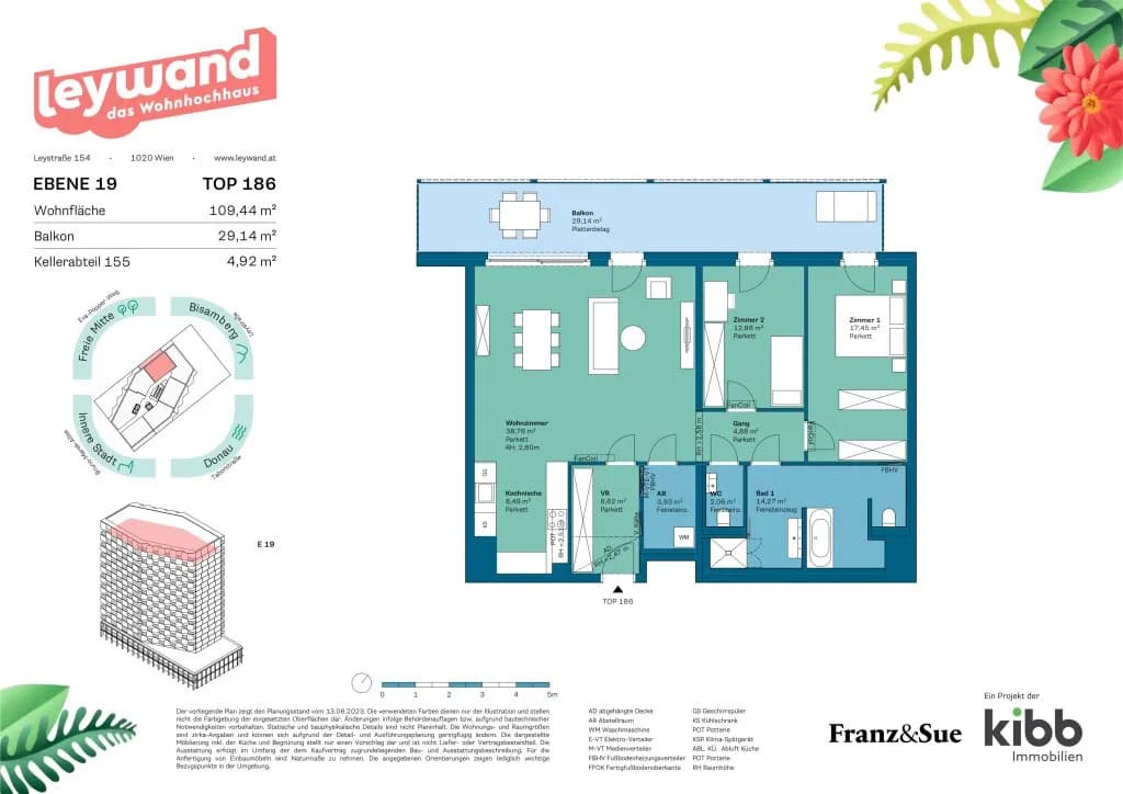 3-Zimmer-Wohnung kaufen in Wien – 109,44 m², € 1.111.100 – Bild 17 von 18