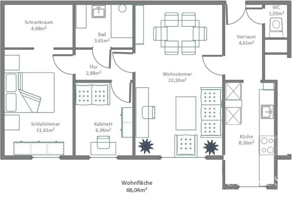 2-Zimmer-Wohnung kaufen in Wien – 66 m², € 270.000 – Bild 20 von 20