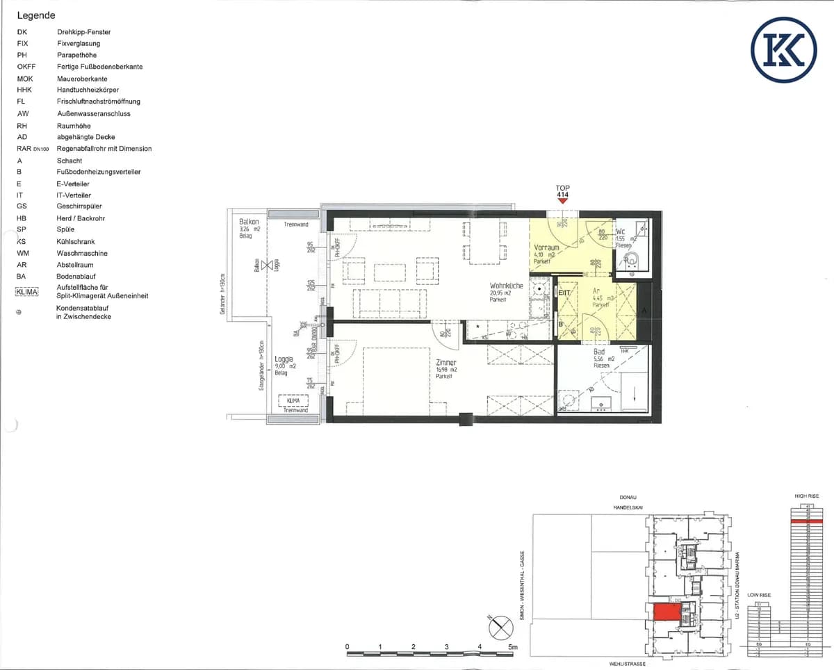 2-Zimmer-Wohnung kaufen in Wien – 53,59 m² – Bild 39 von 44