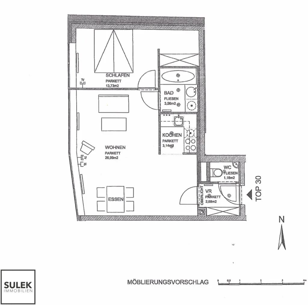2-Zimmer-Wohnung mieten in Wien – 51,23 m², € 1.079 – Bild 15 von 15