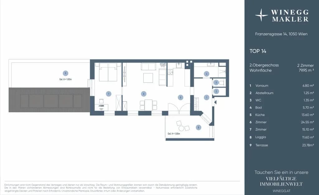 2-Zimmer-Wohnung kaufen in Wien – 68,35 m², € 650.000 – Bild 32 von 32