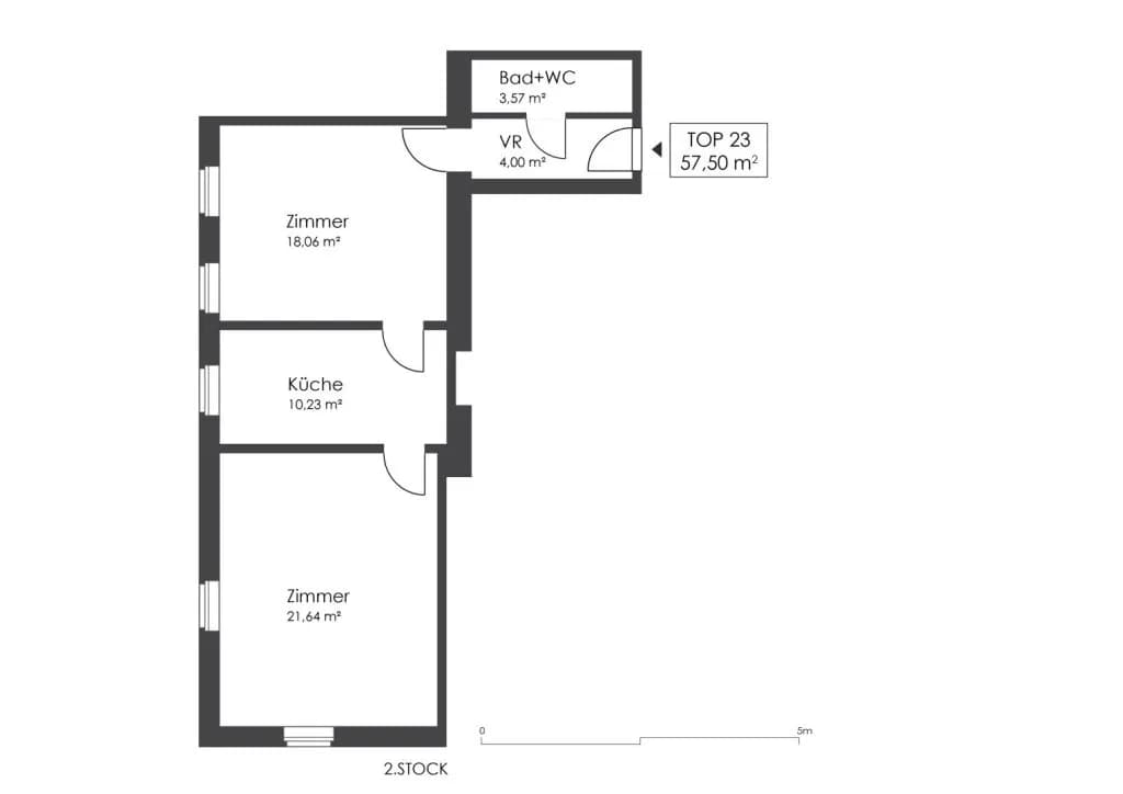 3-Zimmer-Wohnung kaufen in Wien – 57,5 m², € 199.000 – Bild 8 von 8