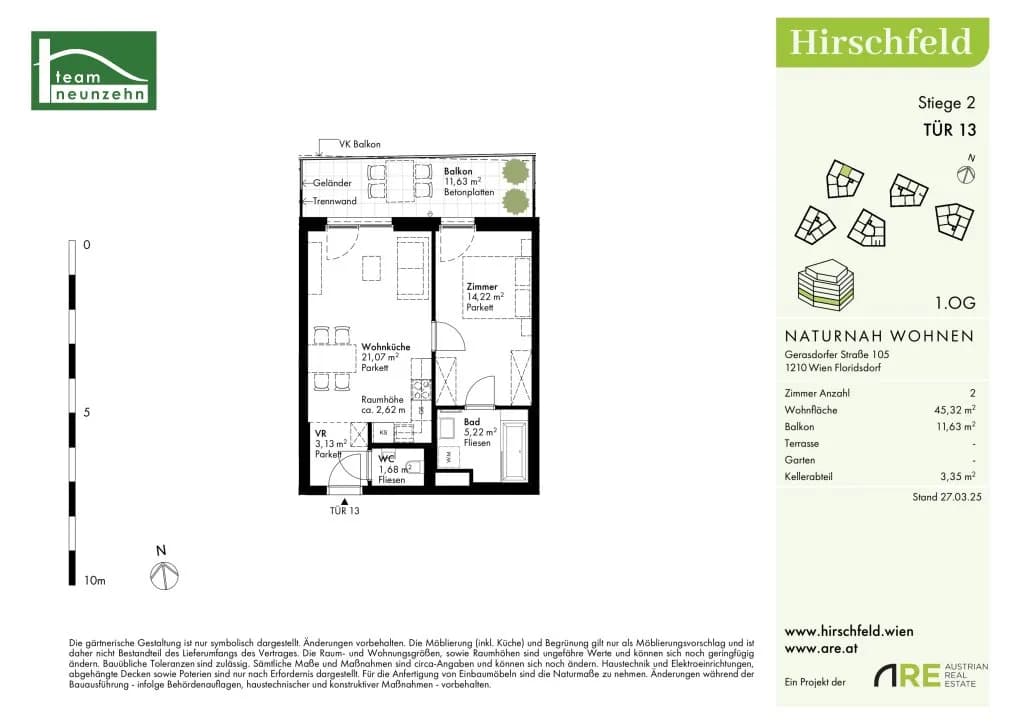 Immobilie kaufen in Wien – 45,32 m², € 236.000 – Bild 24 von 24