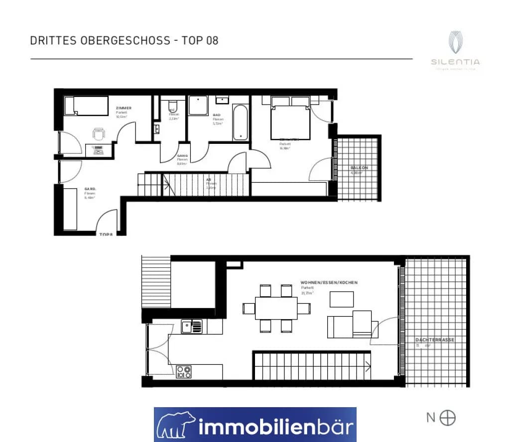 3-Zimmer-Wohnung mieten in Linz – 87,39 m², € 1.549 – Bild 23 von 23