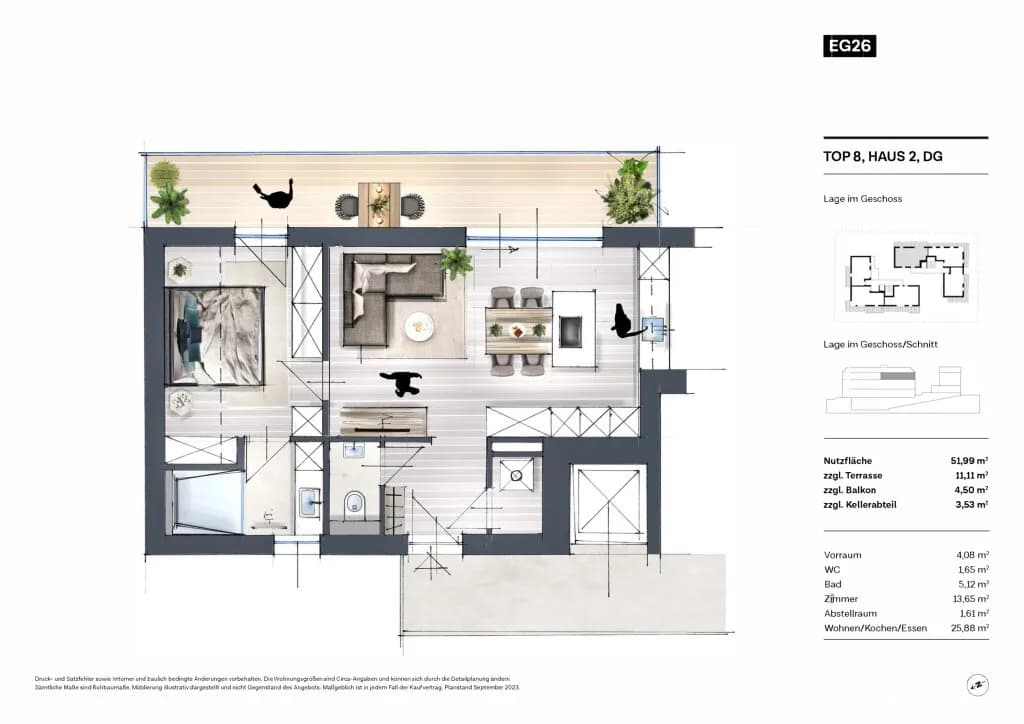 2-Zimmer-Wohnung kaufen in Wien – 51,92 m², € 429.000 – Bild 10 von 10