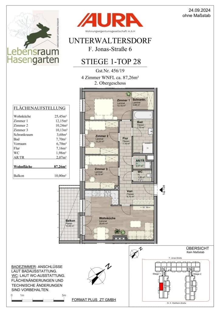 4-Zimmer-Wohnung kaufen in Baden – 87,26 m², € 364.900 – Bild 16 von 17