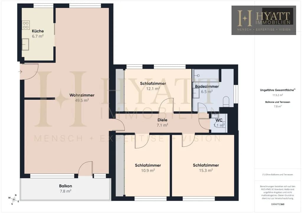 4-Zimmer-Wohnung kaufen in Wien – 113,2 m², € 695.000 – Bild 35 von 35