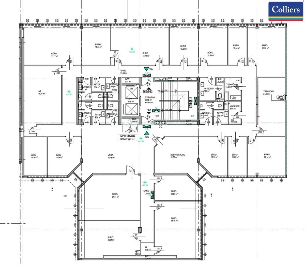 18-Zimmer-Gewerbeimmobilie mieten in Wien – 647 m², € 9.692 – Bild 19 von 20