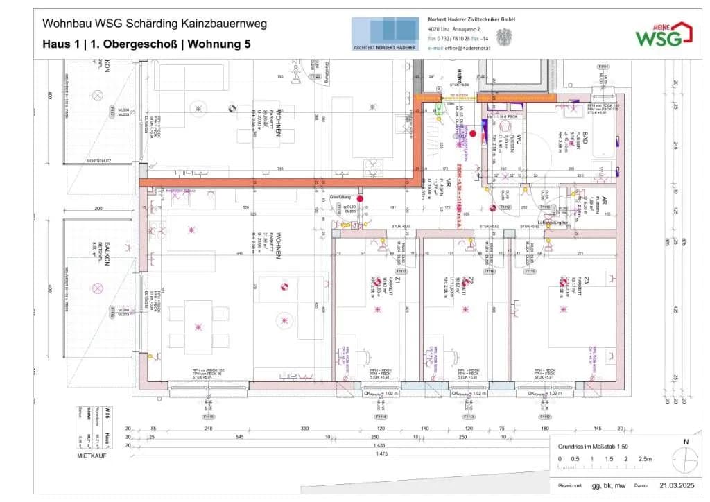 4-Zimmer-Wohnung mieten in Schärding – 88,21 m², € 1.014 – Bild 9 von 14