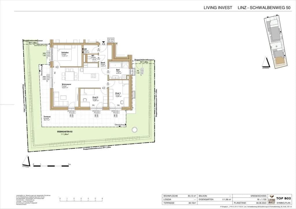 4-Zimmer-Wohnung kaufen in Linz – 83,13 m², € 498.281 – Bild 24 von 26