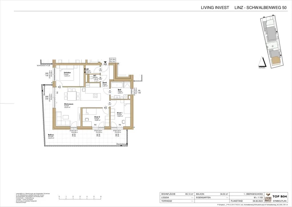 4-Zimmer-Wohnung kaufen in Linz – 83,13 m², € 493.792 – Bild 27 von 27