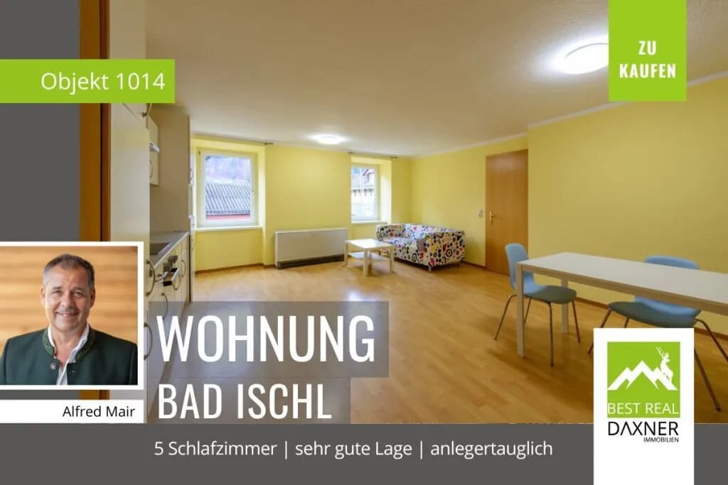 6-Zimmer-Wohnung kaufen in Gmunden – 135 m², € 370.000